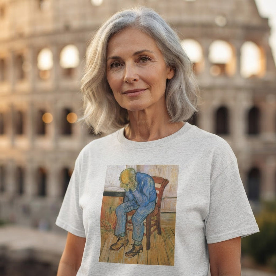 At Eternity’s Gate by Vincent van Gogh: A Masterpiece Reimagined as Wearable Art