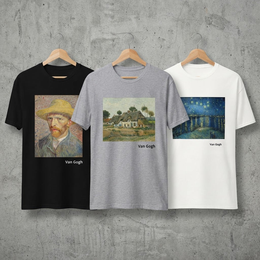 Wear a Masterpiece: Vincent van Gogh Art T-Shirts That Bring Classic Creativity to Everyday Style