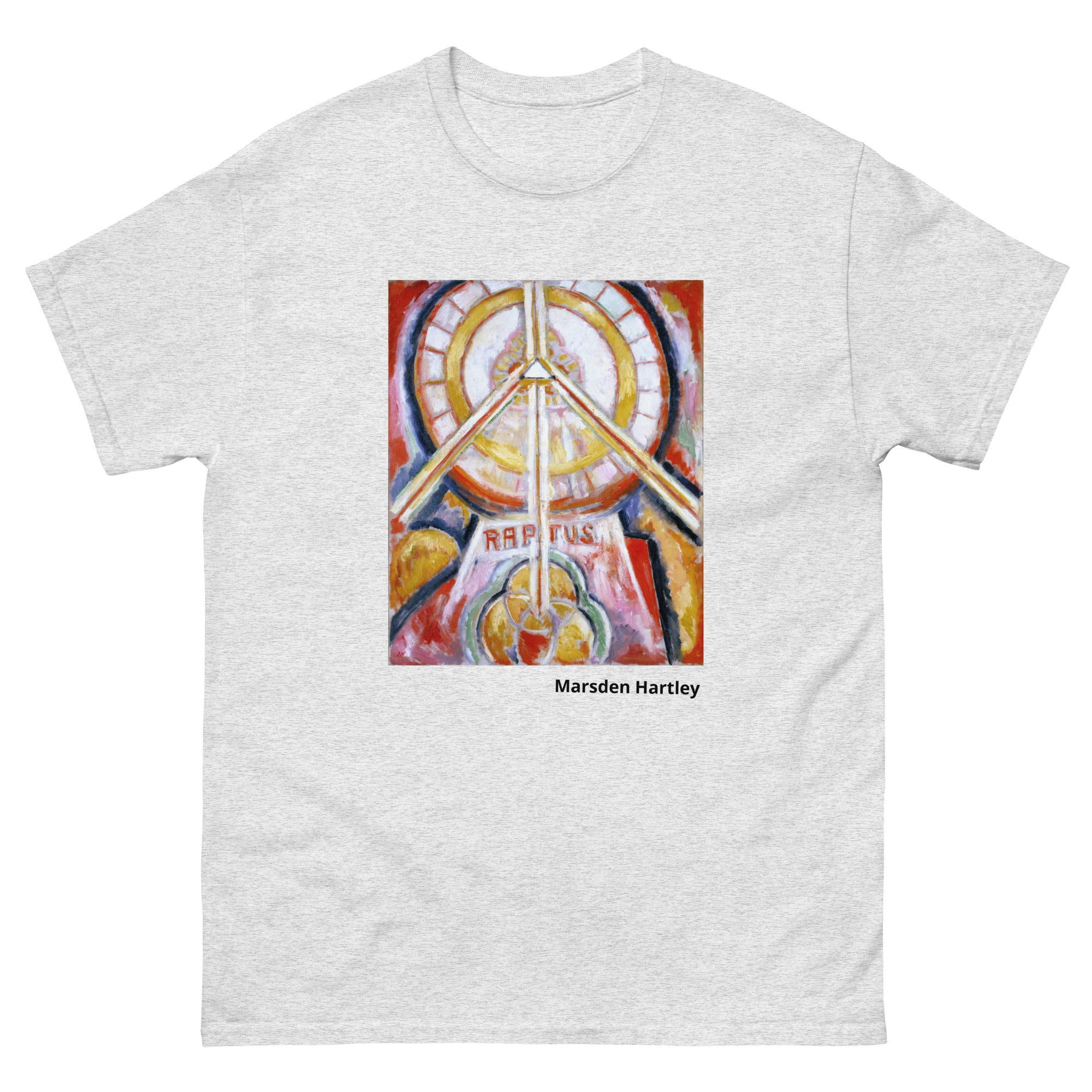 Unisex classic tee featuring Marsden Hartley's abstract expressionist painting Raptus