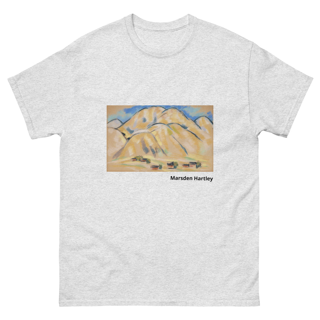 Unisex classic tee featuring Marsden Hartley's New Mexico Hills landscape painting