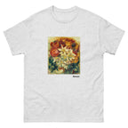 Unisex classic tee featuring Renoir's impressionist bouquet of narcissi and roses in bloom