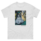 Unisex classic tee featuring Manet's impressionist painting of elegantly dressed women at the races