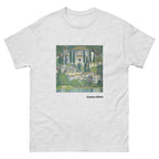 Unisex classic tee featuring Klimt's impressionist painting of a church in Cassone by the lake