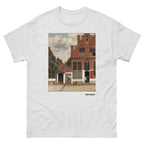 Unisex classic tee featuring Vermeer's painting of a quaint Dutch street scene The Little Street