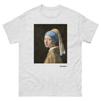 Unisex classic tee featuring Vermeer's iconic portrait Girl with a Pearl Earring