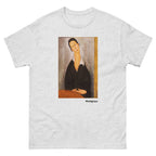 Unisex classic tee featuring Modigliani's elongated expressionist portrait of a Polish woman
