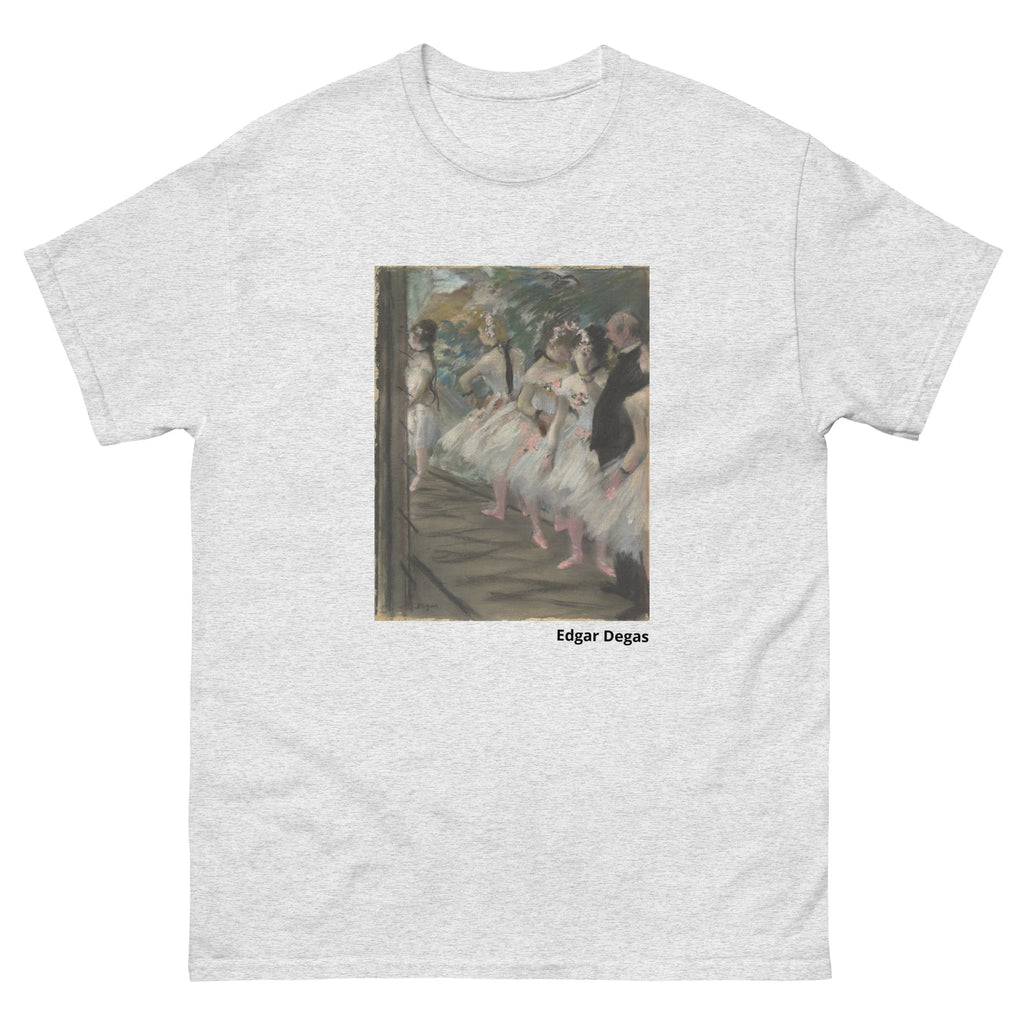 Unisex classic tee featuring Degas's impressionist painting of a ballet performance on stage