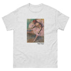 Unisex classic tee featuring Degas's impressionist painting of a ballet dancer in pink tutu