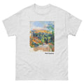 Unisex classic tee featuring Cézanne's post-impressionist painting of a winding rural road bend