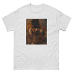 Unisex classic tee featuring Rembrandt's dramatic painting of Moses smashing the stone tablets