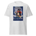 Unisex heather gray t-shirt featuring vintage Coal Vintage Poster poster artwork printed across the front