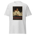 Unisex heather gray t-shirt featuring vintage Veterans Hospitals Vintage poster artwork printed across the front