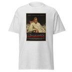 Unisex heather gray t-shirt featuring vintage Veterans Hospitals Vintage poster artwork printed across the front
