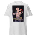 Unisex black t-shirt featuring vintage STD Vintage poster artwork printed across the front