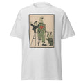 Unisex black t-shirt featuring vintage Hitler Vintage Poster poster artwork printed across the front