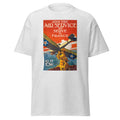 Unisex black t-shirt featuring vintage Air Service WWI poster artwork printed across the front