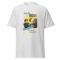 Unisex heather gray t-shirt featuring vintage Womens Royal Naval Service poster artwork printed across the front
