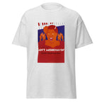Unisex black t-shirt featuring vintage Aint Misbehavin Fats Waller poster artwork printed across the front