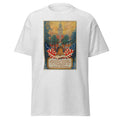 Unisex heather gray t-shirt featuring vintage USA 150th Anniversary poster artwork printed across the front