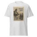 Unisex black t-shirt featuring vintage Arizona Nights poster artwork printed across the front
