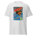 Unisex black t-shirt featuring vintage War Against Japan poster artwork printed across the front