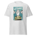 Unisex black t-shirt featuring vintage Loose Talk poster artwork printed across the front