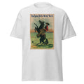 Unisex heather gray t-shirt featuring vintage Buffalo Bill poster artwork printed across the front