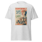 Unisex black t-shirt featuring Liberty Bonds 4 quote typography printed across the front chest