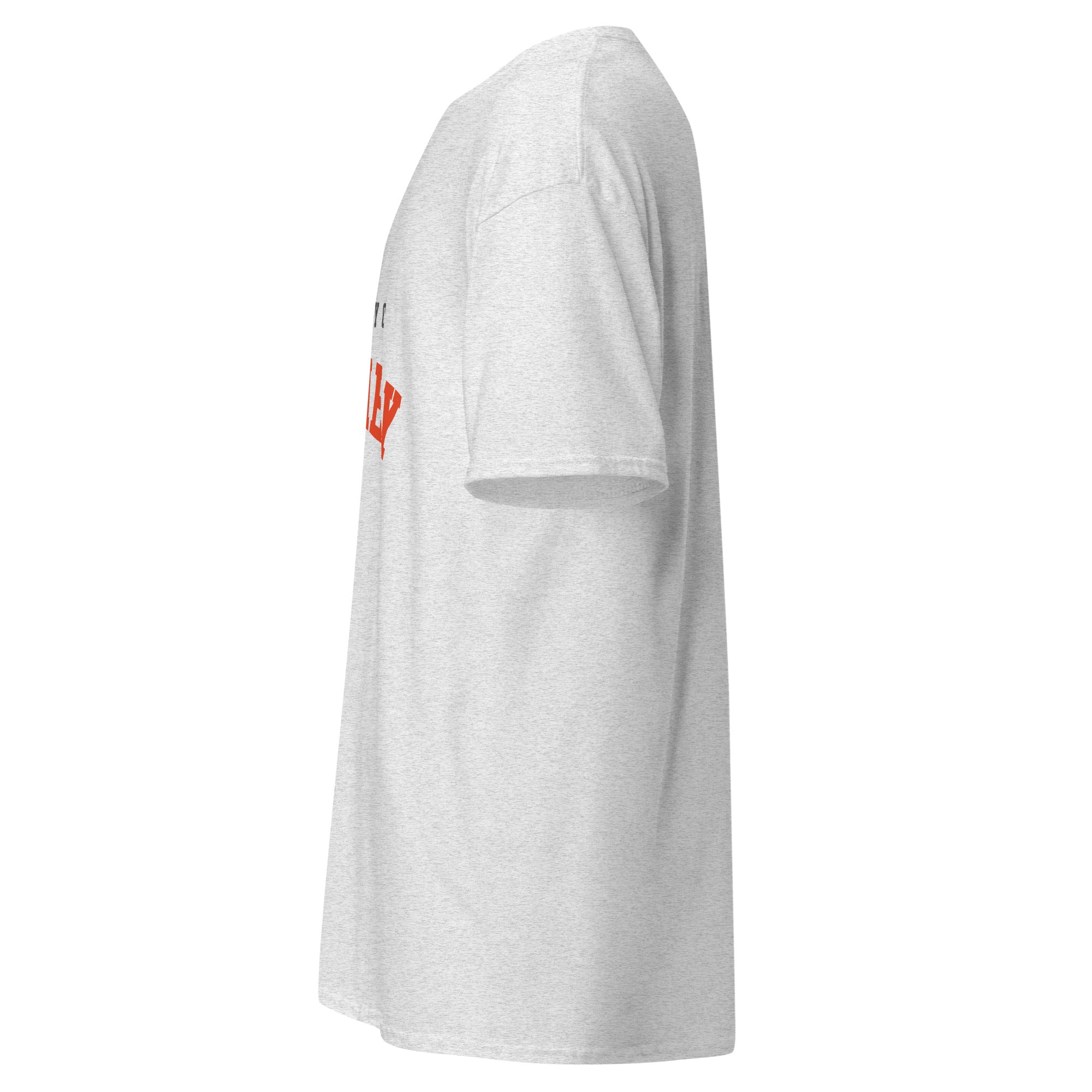 Unisex white t-shirt featuring University of Sydney logo printed across the front chest
