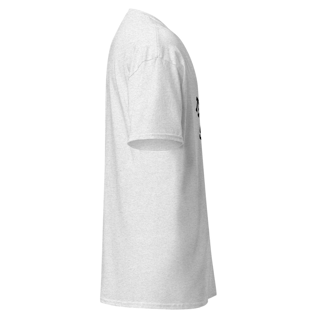 Unisex white t-shirt featuring University of Technology Sydney logo printed across the front chest