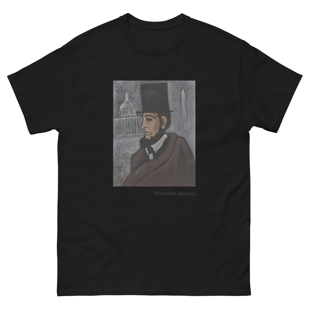 Unisex classic tee printed with Marsden Hartley's abstract expressionist painting Weary of the Truth
