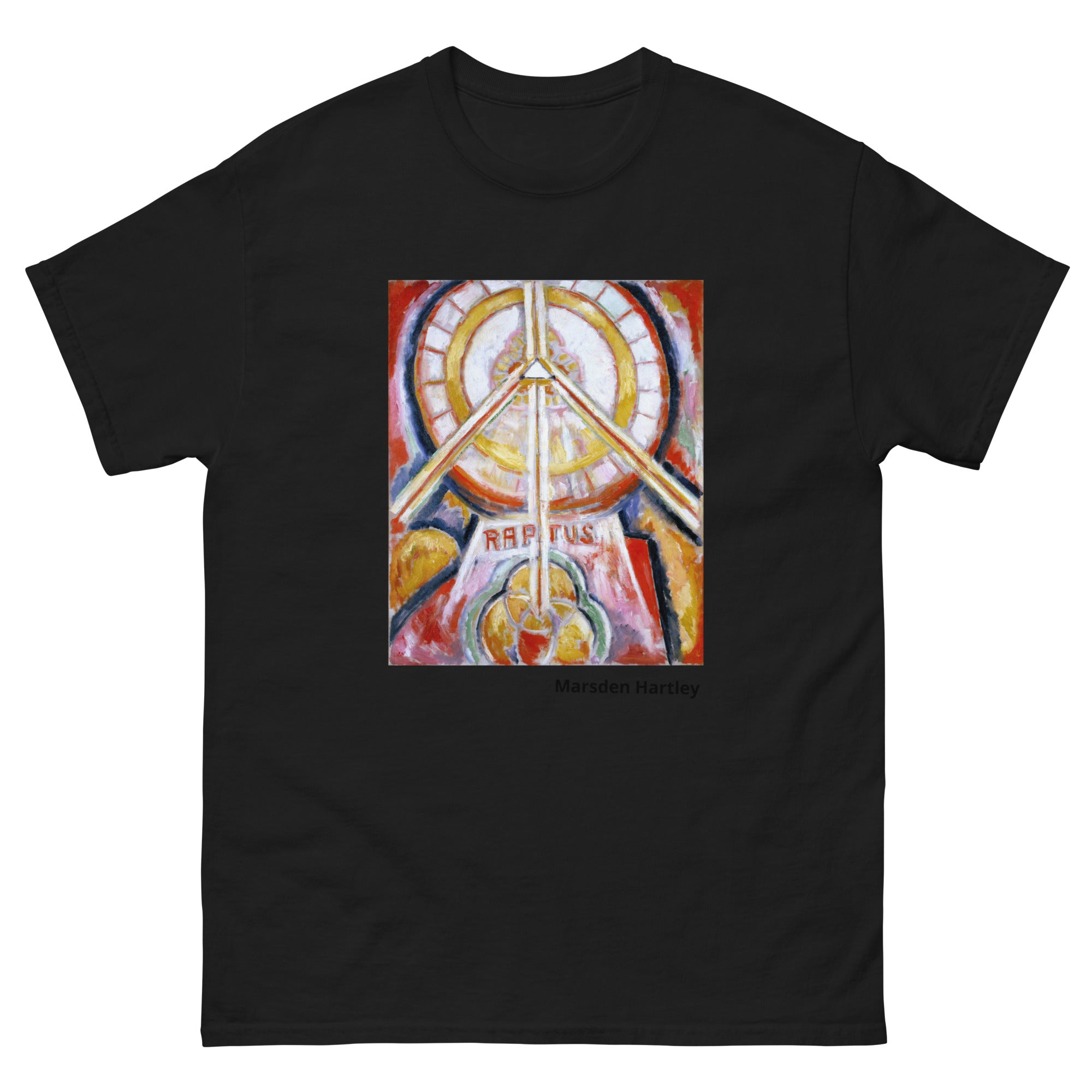 Unisex classic tee featuring Marsden Hartley's abstract expressionist painting Raptus