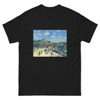 Unisex classic tee featuring Renoir's impressionist street scene of the Pont Neuf in Paris