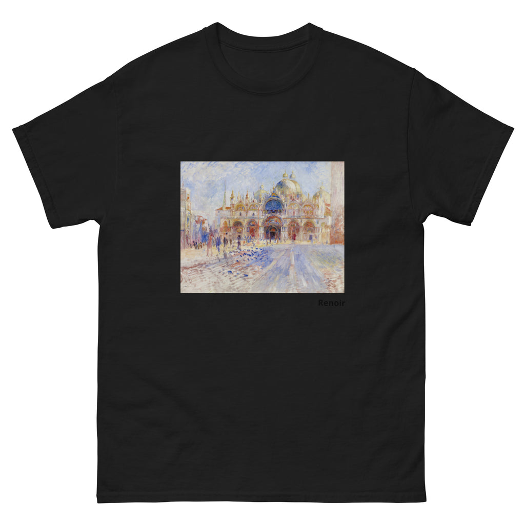 Unisex classic tee featuring Renoir's impressionist view of Piazza San Marco in Venice