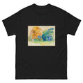 Unisex classic tee featuring Renoir's impressionist painting of trees Les Arbres