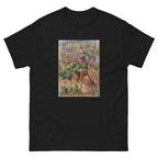 Unisex classic tee featuring Renoir's impressionist landscape painting with lush greenery