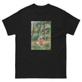 Unisex classic tee featuring Renoir's impressionist painting of a woman and child in a landscape