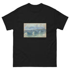 Unisex classic tee featuring Monet's 1901 impressionist painting of Waterloo Bridge in London