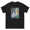 Unisex classic tee featuring Manet's impressionist painting of elegantly dressed women at the races