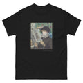 Unisex classic tee featuring Manet's impressionist painting of a woman reading in soft light