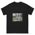 Unisex classic tee featuring Van Gogh's post-impressionist painting of a house in Auvers