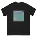 Unisex classic tee featuring Klimt's impressionist painting of Lake Attersee in calm blue tones