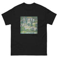 Unisex classic tee featuring Klimt's impressionist painting of a church in Cassone by the lake