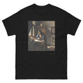 Unisex classic tee featuring Vermeer's painting of a scholar studying maps The Geographer