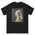 Unisex classic tee featuring Vermeer's iconic portrait Girl with a Pearl Earring