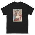 Unisex classic tee featuring Mucha's Art Nouveau Riz Abadie cigarette papers advertising poster