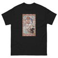 Unisex classic tee featuring Mucha's Art Nouveau portrait of patron Josephine Crane Bradley