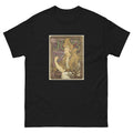 Unisex classic tee featuring Mucha's Art Nouveau Job cigarette papers advertising poster