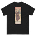 Unisex classic tee featuring Mucha's Art Nouveau theatre poster for Shakespeare's Hamlet