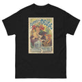 Unisex classic tee featuring Mucha's Art Nouveau Bières de la Meuse beer advertising poster
